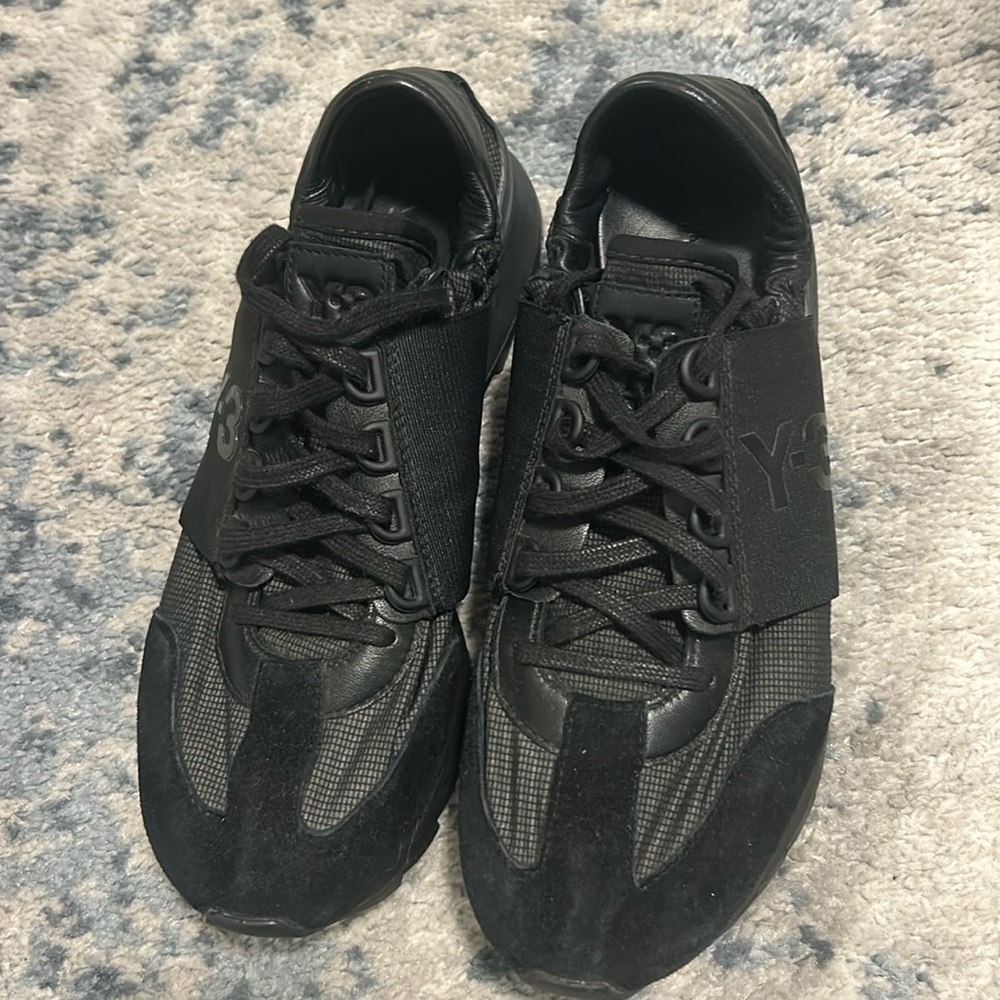 Y-3 Rhita Sport Black Nylon Sneakers